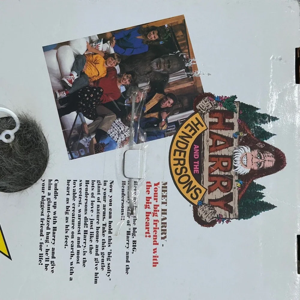 Vintage 1987 Galoob Harry and the Hendersons Talking Harry 24 Inch Plush Figure